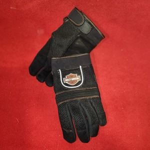 Harley-Davidson™ Men's Mesh Full-Finger Riding Gloves